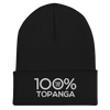 100% TOPANGA Cuffed Beanie - 100 Percent Tee Company