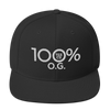100% O.G. Snapback Hat - 100 Percent Tee Company