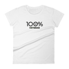 100% VETERAN Women's Short Sleeve Tee - 100 Percent Tee Company