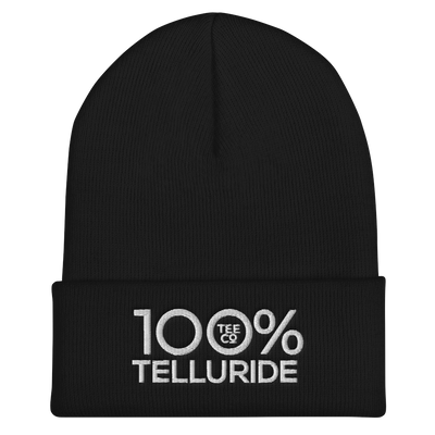 100% TELLURIDE Cuffed Beanie - 100 Percent Tee Company