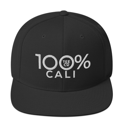 100% CALI Snapback Hat - 100 Percent Tee Company