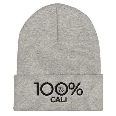 100% CALI Cuffed Beanie - 100 Percent Tee Company