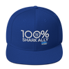 100% SHARK ALLY Snapback Baseball Hat to benefit Shark Allies - 100 Percent Tee Company