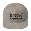 100% MAMMOTH Snapback Hat - 100 Percent Tee Company