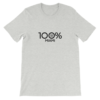 100% MIAMI Short-Sleeve Unisex Tee - 100 Percent Tee Company