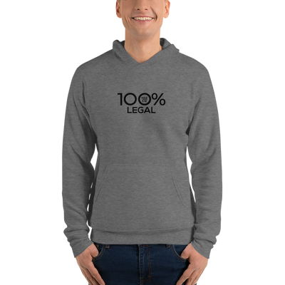 100% LEGAL Unisex Hoodie - 100 Percent Tee Company