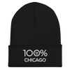 100% CHICAGO Cuffed Beanie - 100 Percent Tee Company
