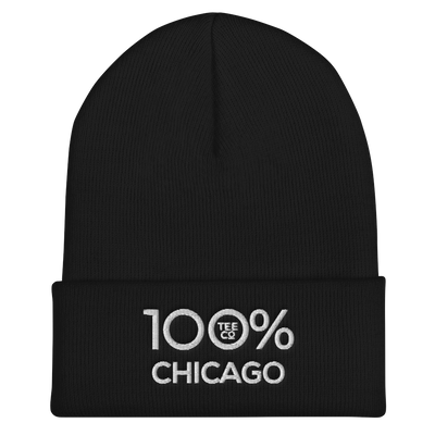 100% CHICAGO Cuffed Beanie - 100 Percent Tee Company