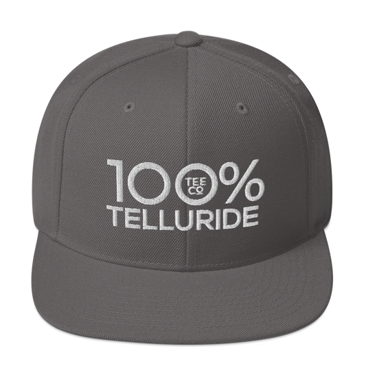 100% TELLURIDE Snapback Hat - 100 Percent Tee Company