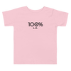 100% L.A. Toddler Short Sleeve Tee - 100 Percent Tee Company