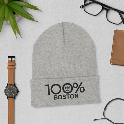100% BOSTON Cuffed Beanie - 100 Percent Tee Company