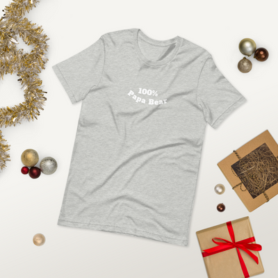 100% Papa Bear Unisex Tee