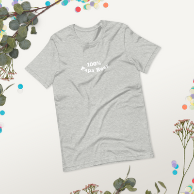 100% Papa Bear Unisex Tee