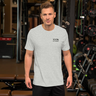 100% IN CHARGE Short-Sleeve Unisex Tee - 100 Percent Tee Company