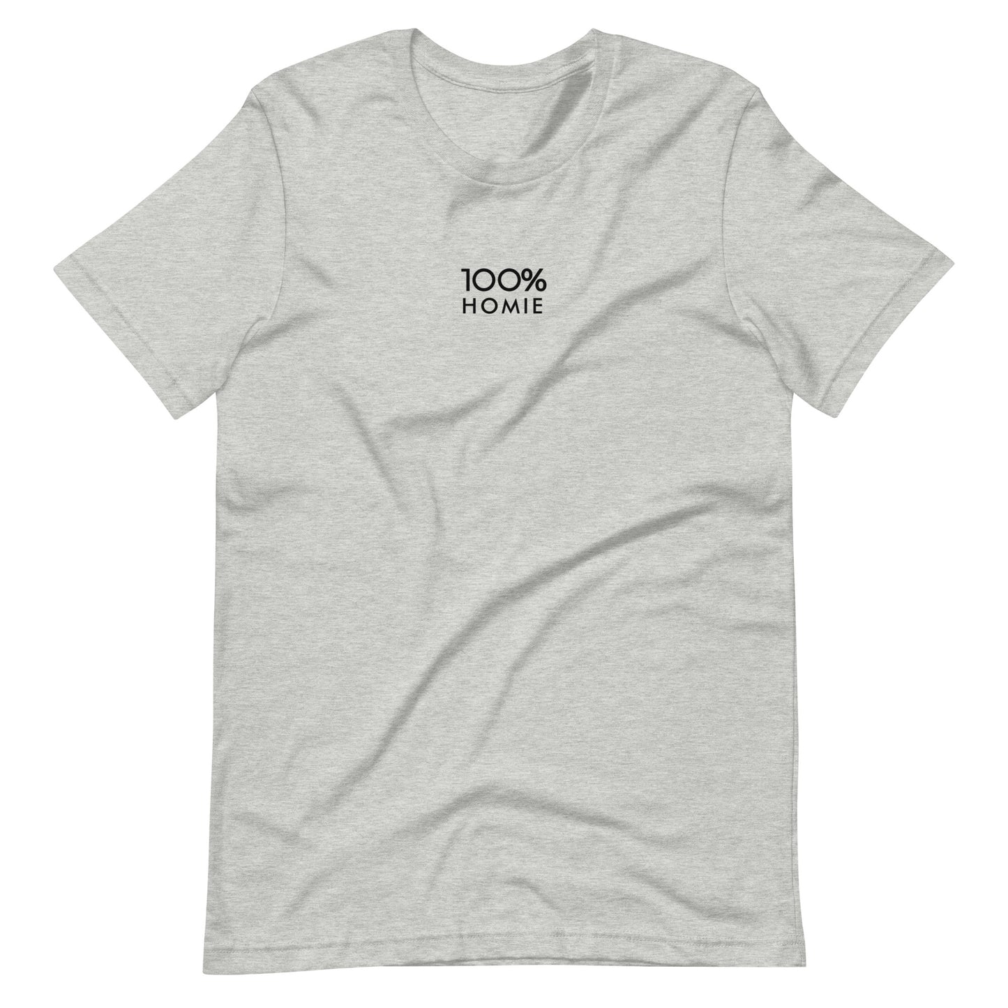 100% HOMIE Short-Sleeve Unisex Tee - 100 Percent Tee Company