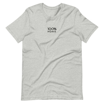 100% HOMIE Short-Sleeve Unisex Tee - 100 Percent Tee Company