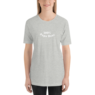 100% Papa Bear Unisex Tee