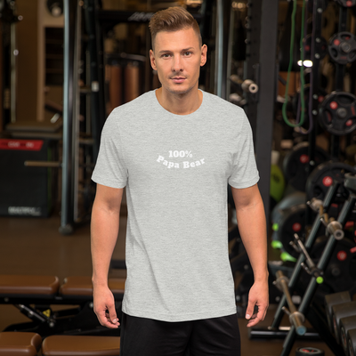 100% Papa Bear Unisex Tee