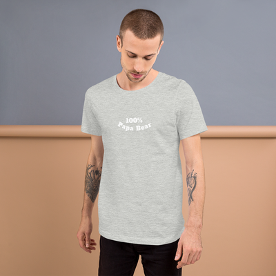 100% Papa Bear Unisex Tee