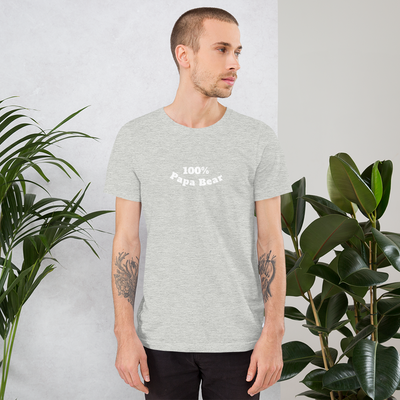 100% Papa Bear Unisex Tee