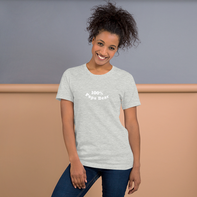 100% Papa Bear Unisex Tee