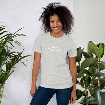 100% Papa Bear Unisex Tee