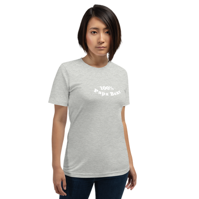 100% Papa Bear Unisex Tee