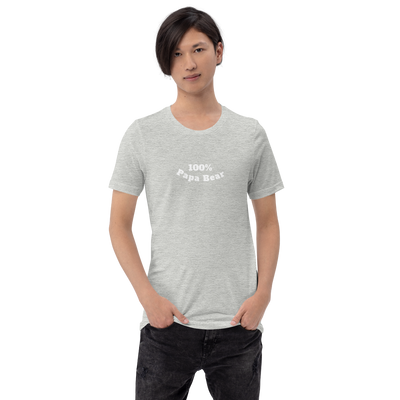 100% Papa Bear Unisex Tee