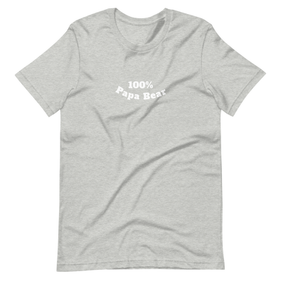 100% Papa Bear Unisex Tee