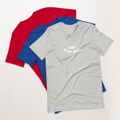 100% Papa Bear Unisex Tee