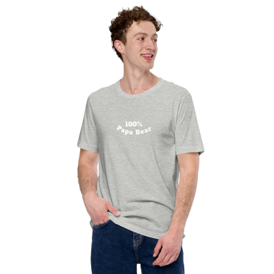 100% Papa Bear Unisex Tee