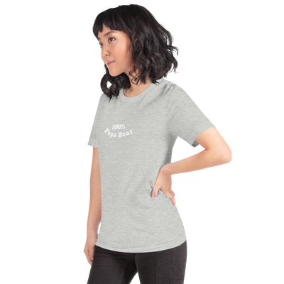 100% Papa Bear Unisex Tee