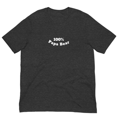 100% Papa Bear Unisex Tee