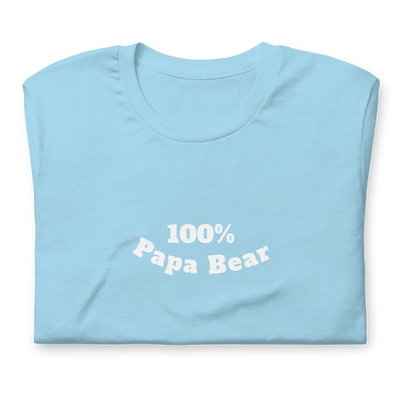 100% Papa Bear Unisex Tee