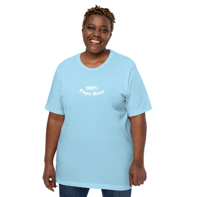 100% Papa Bear Unisex Tee