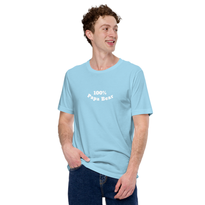 100% Papa Bear Unisex Tee