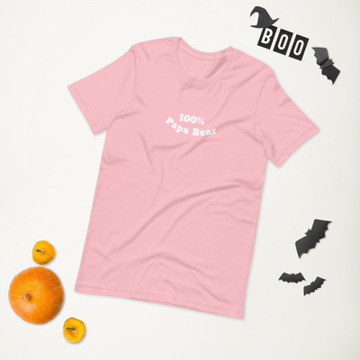 100% Papa Bear Unisex Tee
