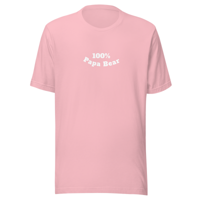 100% Papa Bear Unisex Tee