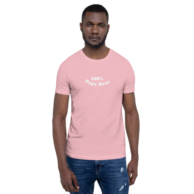 100% Papa Bear Unisex Tee