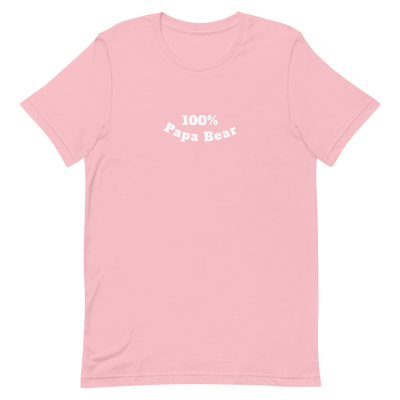 100% Papa Bear Unisex Tee