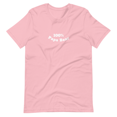 100% Papa Bear Unisex Tee