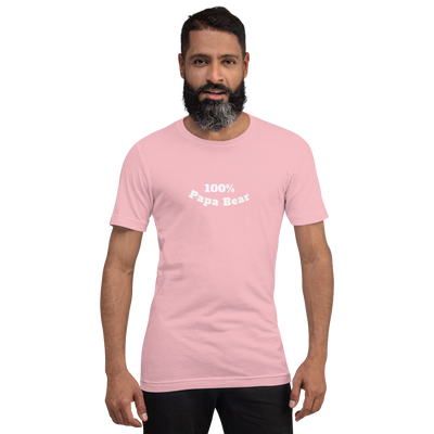 100% Papa Bear Unisex Tee