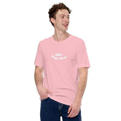 100% Papa Bear Unisex Tee
