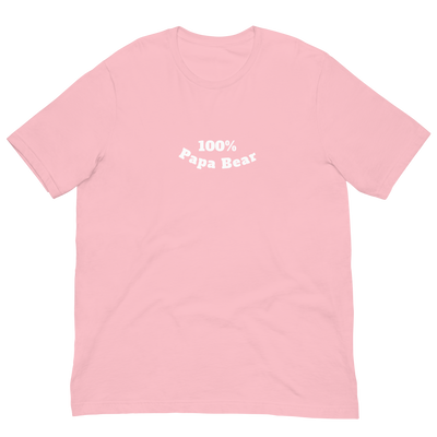 100% Papa Bear Unisex Tee