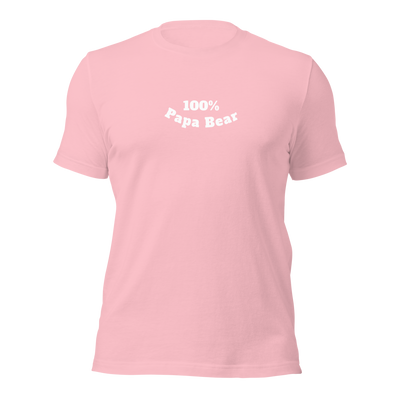 100% Papa Bear Unisex Tee