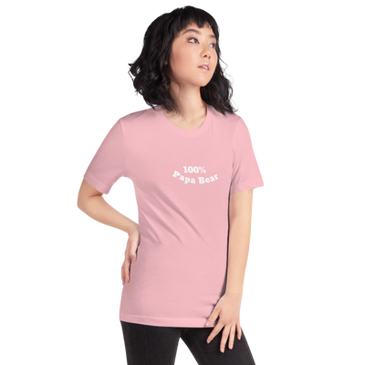 100% Papa Bear Unisex Tee
