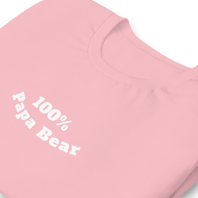 100% Papa Bear Unisex Tee