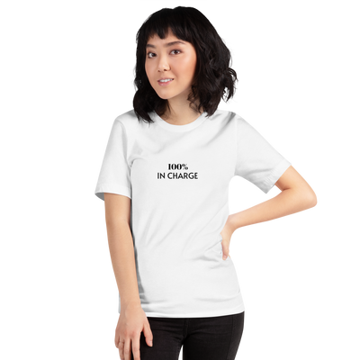 100% IN CHARGE Unisex Tee