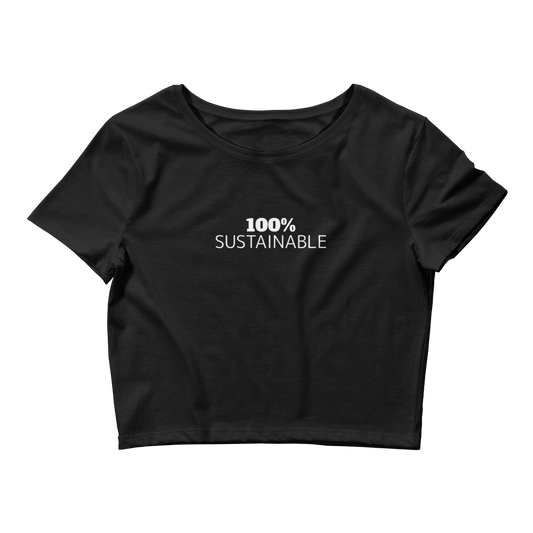 100% SUSTAINABLE Women’s Crop Tee