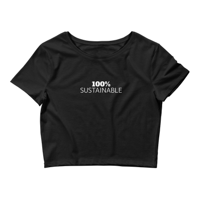 100% SUSTAINABLE Women’s Crop Tee